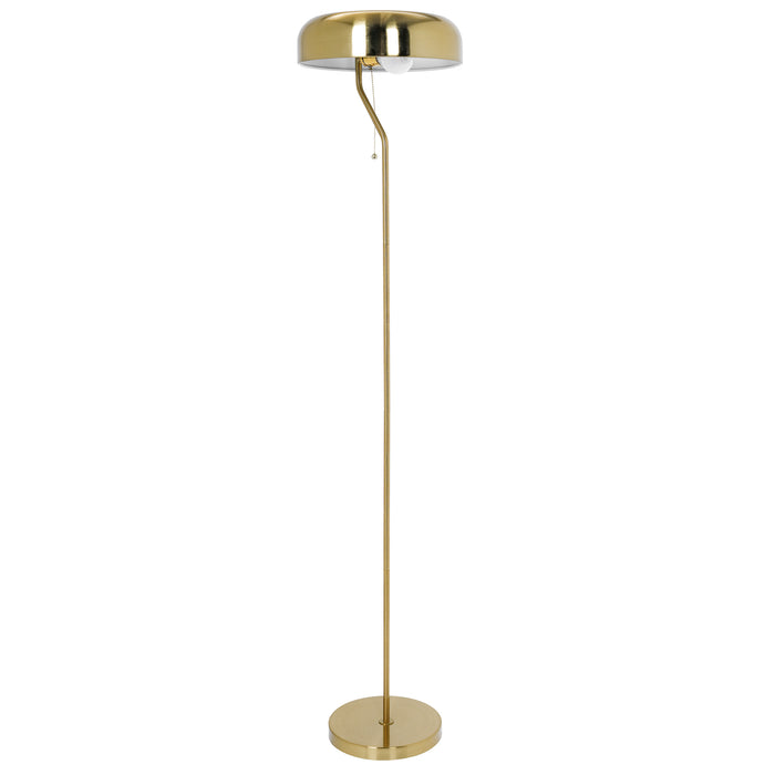 Spectra Floor Lamp - Gold outer and White inner