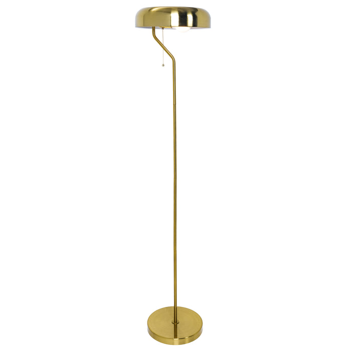 Spectra Floor Lamp - Gold outer and White inner