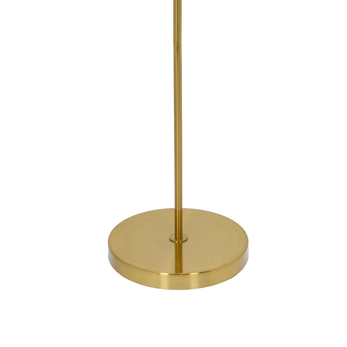 Spectra Floor Lamp - Gold outer and White inner