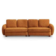 Paton Mid-Century Modern 114.5'' Boucle Fabric Sofa