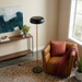 Vesper Floor Lamp | Black Outer and White Inner | Ashcroft mports Furniture