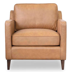 Cooper Tan Leather Lounge Chair