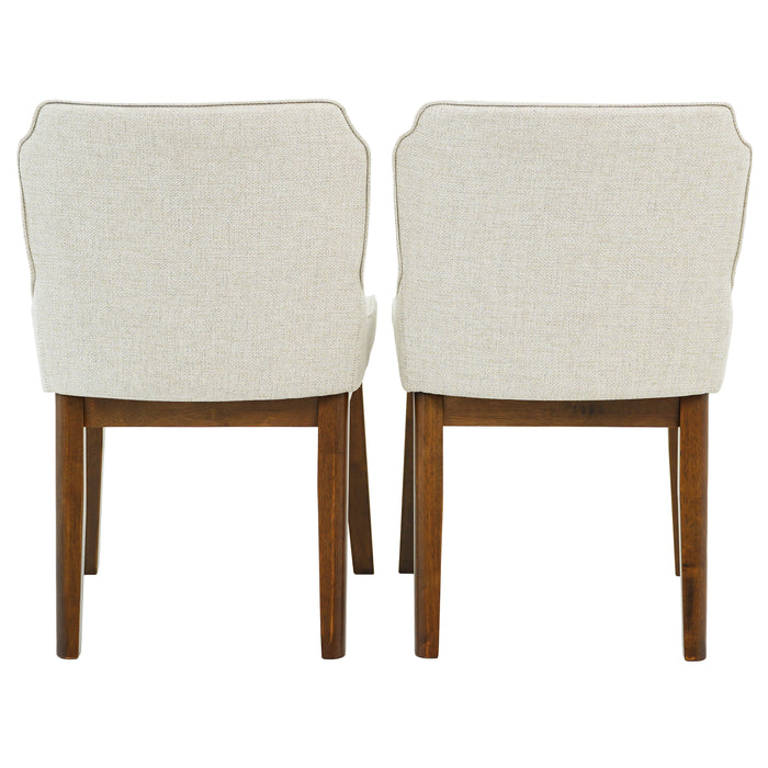 Ellis Dining Chair Set of 2 - Beige Linen