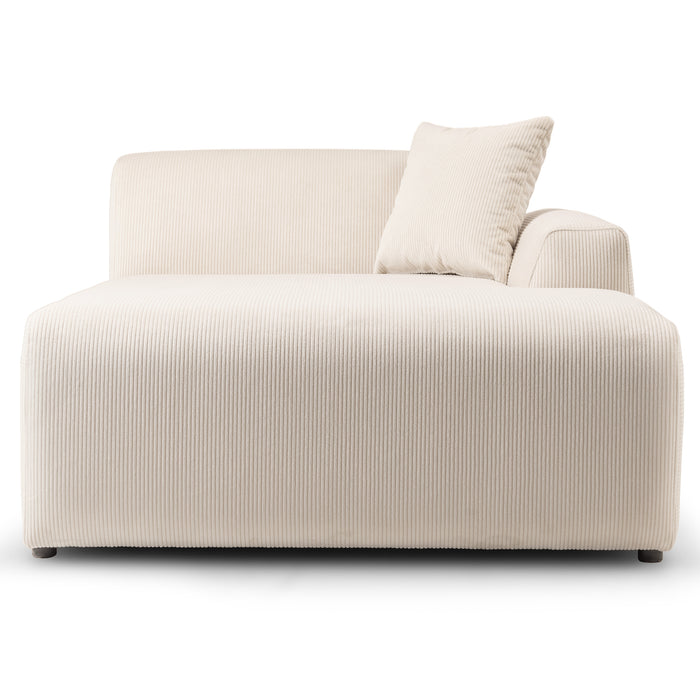 Mar U-Shape Corner Sofa - Cream Corduroy