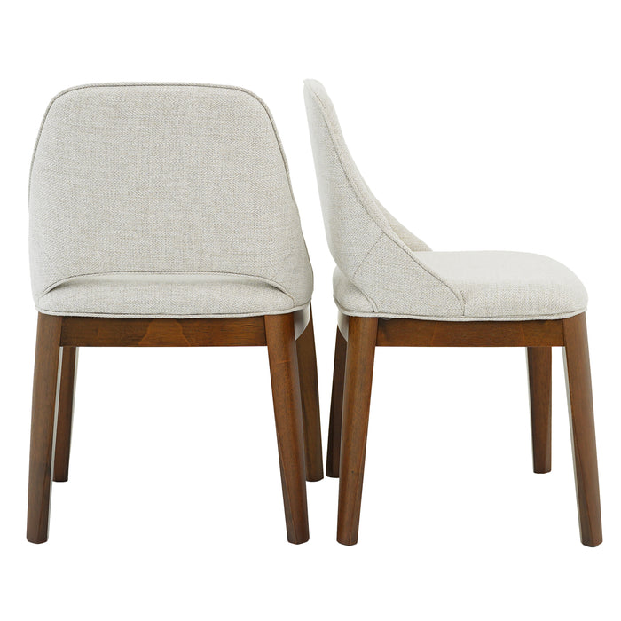 Weston Dining Chair Set of 2 - Beige Linen