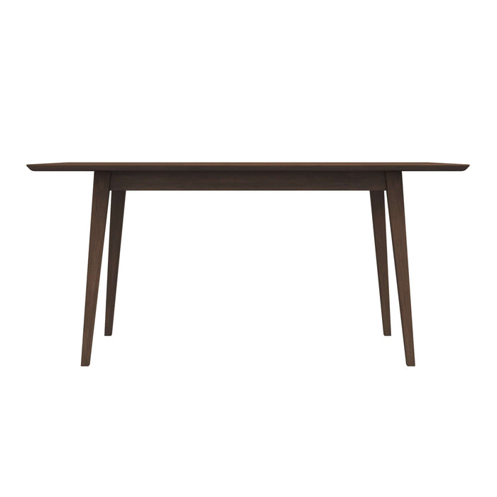 Levi Modern Style Solid Wood Rectangular Dining Kitchen Table 63"
