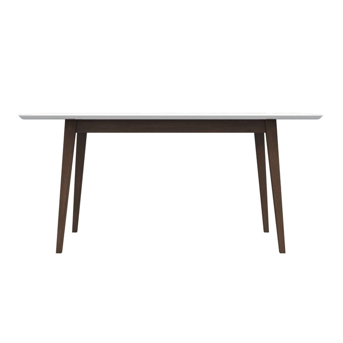Levi Modern Style Solid Wood Rectangular Dining Kitchen Table 63"