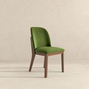 Copy of Kaitlyn Mid-Century Modern Green Velvet Dining Chair (Set of 2)