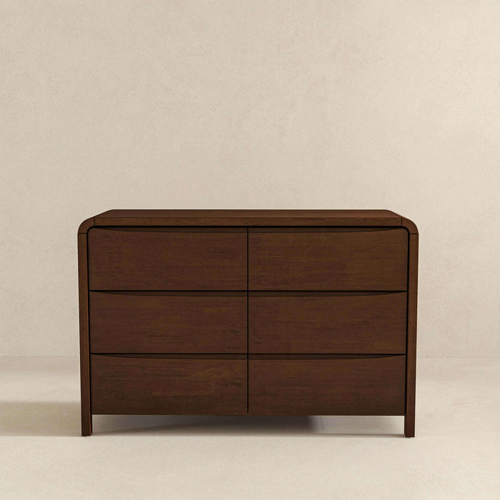 Lionel Mid Century Modern Solid Wood 6-Drawer Dresser