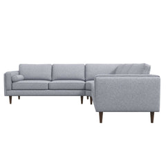 Amber Mid-Century Modern Corner Sectional Sofa