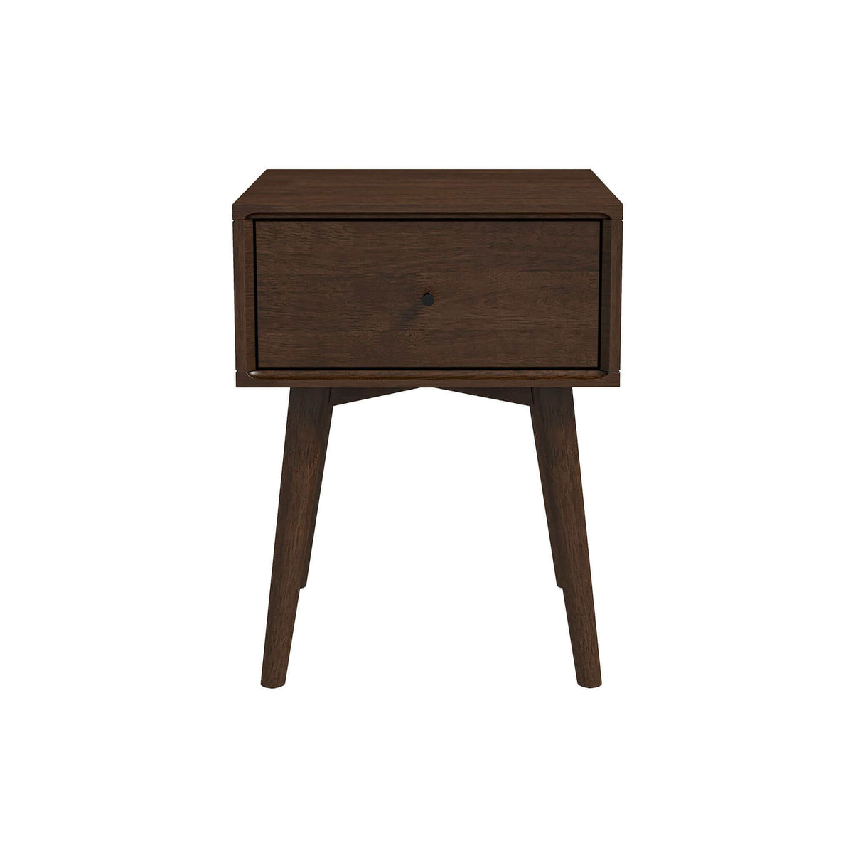Avery Mid-Century Modern Solid Wood Night Stand 1 Drawer