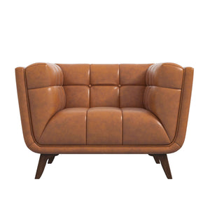 Addison Lounge Chair (Cognac Leather)