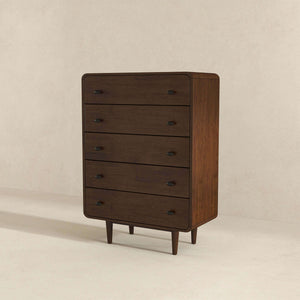 Alexa Mid Century Modern Dresser 5 Drawer