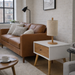 Arcana Table Lamp | Natural Oak & Cylindrical Woven Shade