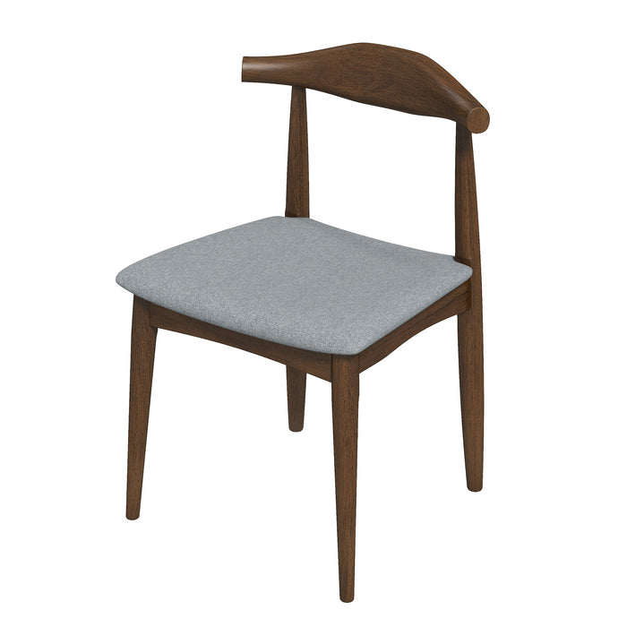 Destiny Grey Fabric Dining Chair (Set Of 2)
