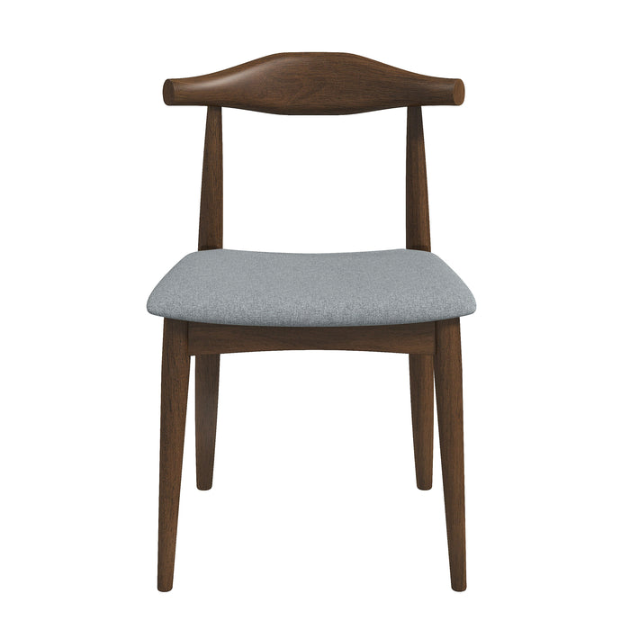 Destiny Grey Fabric Dining Chair (Set Of 2)