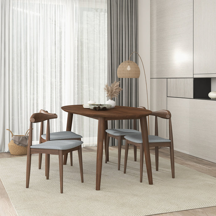 Destiny Grey Fabric Dining Chair (Set Of 2)