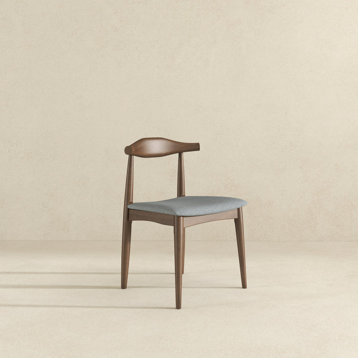 Destiny Grey Fabric Dining Chair (Set Of 2)