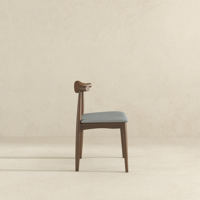 Destiny Grey Fabric Dining Chair (Set Of 2)