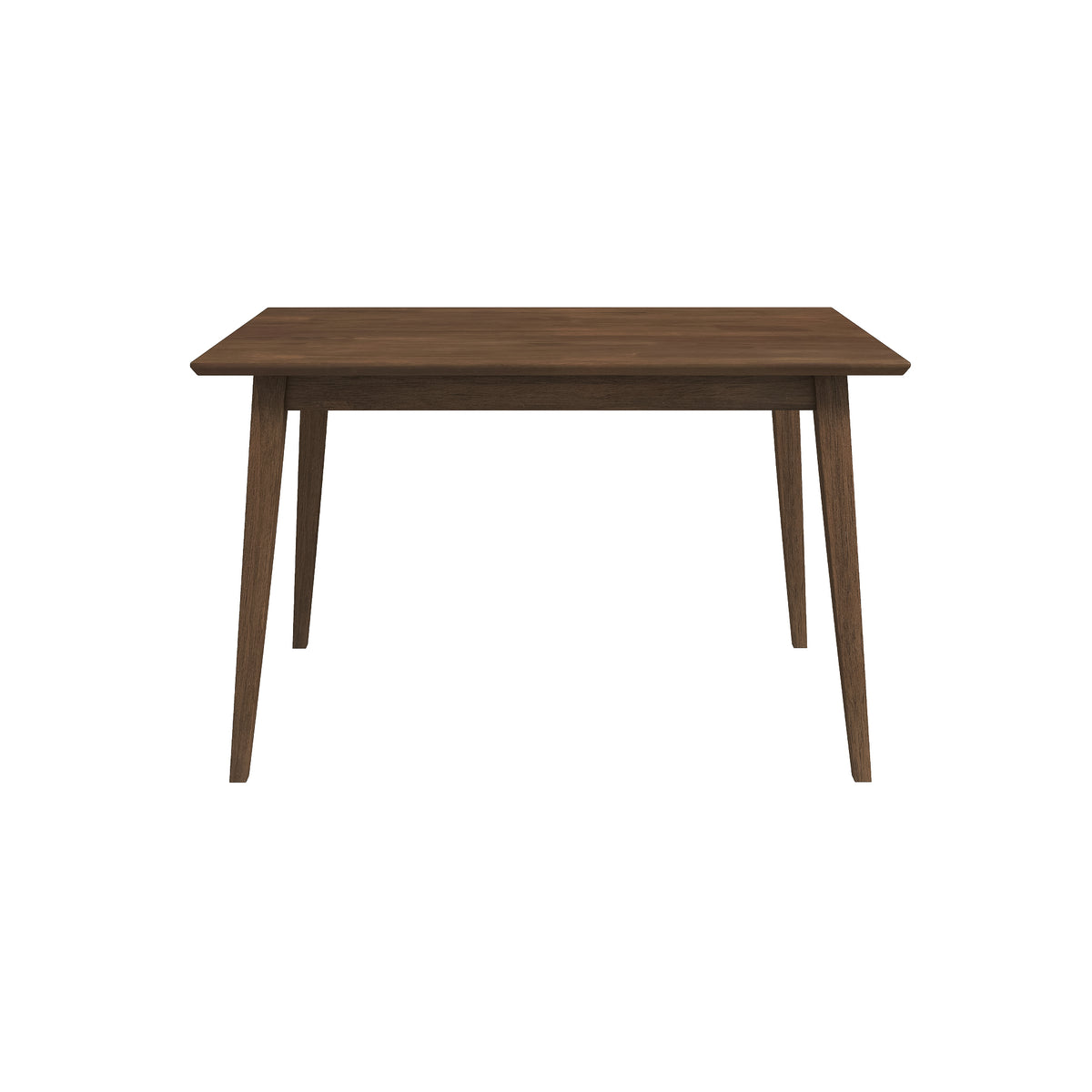 Levi Modern Style Solid Wood Rectangular Walnut Top Dining Table 47 ...