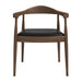 Kelly Black Vegan Leather Dining Chair | Ashcroft Imports Furniture