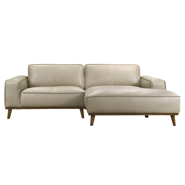 Kerrville Premium Leather Sectional with Chaise - Ashcroft Furniture