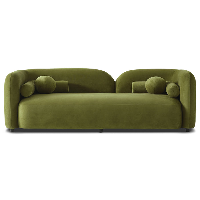 Donna Japandi Velvet Fabric Sofa - Ashcroft Furniture