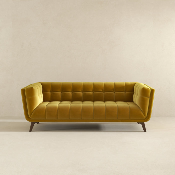 Addison Mid-Century Modern Velvet Sofa - Ashcroft Furniture