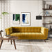 Addison Mid-Century Modern Velvet Sofa - Ashcroft Furniture