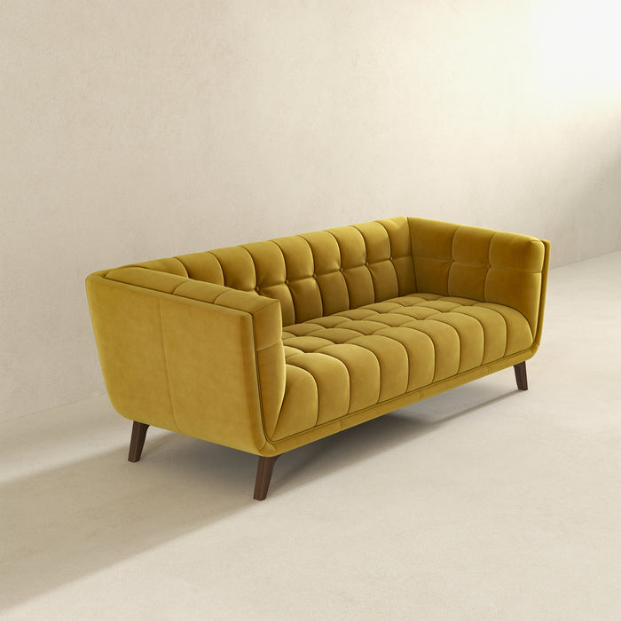Addison Mid-Century Modern Velvet Sofa - Ashcroft Furniture