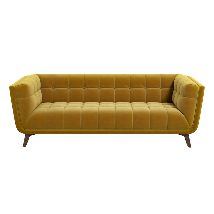 Addison Mid-Century Modern Velvet Sofa - Ashcroft Furniture