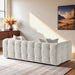 Alana Tufted Ivory Chenille Sofa - Ashcroft Furniture