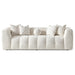 Alana Tufted Ivory Chenille Sofa - Ashcroft Furniture