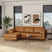 Anthony Luxurious L-Shaped Top Grain Leather Sectional Sofa - Ashcroft Furniture