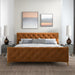 Bailey Cognac Velvet King Bed - Ashcroft Furniture