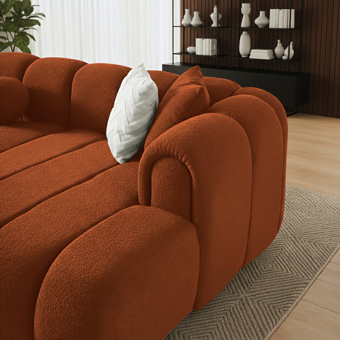Beatrice Luxury Modern Tufted Boucle Sectional Sofa - Ashcroft Furniture