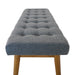 Delilah Mid-Century Modern Button-Tufted Upholstered Bench | Ashcroft Furniture