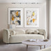 Donna Boucle Fabric Curved Sofa - Ashcroft Imports Furniture