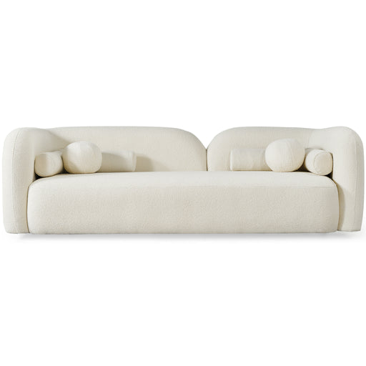 Donna Boucle Fabric Curved Sofa - Ashcroft Imports Furniture