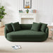Dylan Round Arm Boucle Fabric Luxury Japandi Style Sofa - Ashcroft Imports Furniture
