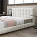 Hudson Fully Boucle Upholstered Platform Bed - Ashcroft Furniture