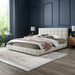 Hudson Fully Boucle Upholstered Platform Bed - Ashcroft Furniture