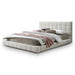 Hudson Fully Boucle Upholstered Platform Bed - Ashcroft Furniture