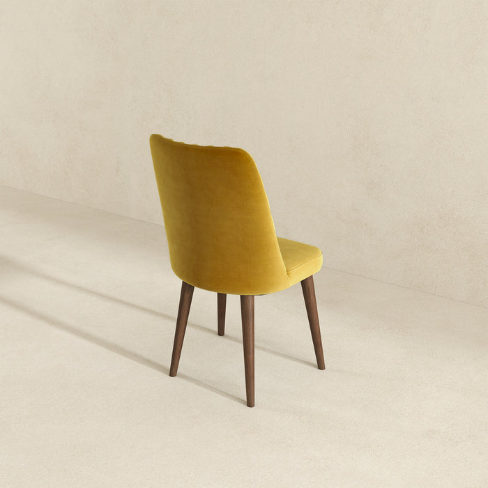 Katie Mid-Century Modern Velvet Side Chair - Ashcroft Furniture