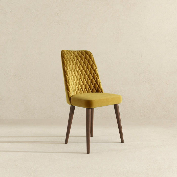 Katie Mid-Century Modern Velvet Side Chair - Ashcroft Furniture