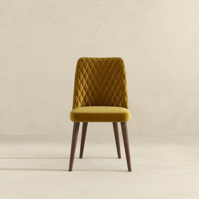 Katie Mid-Century Modern Velvet Side Chair - Ashcroft Furniture