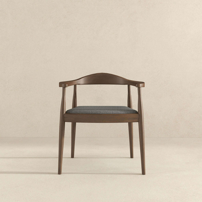 Kelly Grey Fabric Modern Dining Chair - Ashcroft Furniture