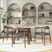 Kelly Grey Fabric Modern Dining Chair - Ashcroft Furniture