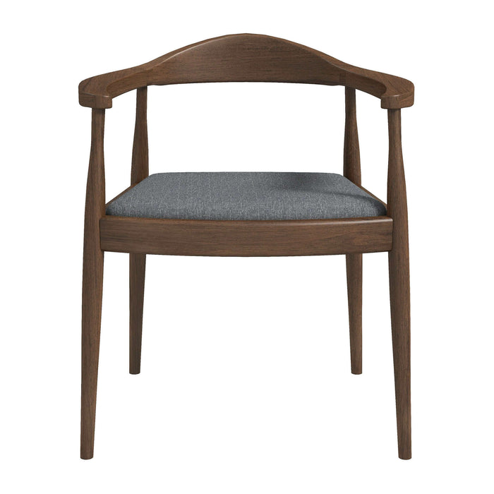 Kelly Grey Fabric Modern Dining Chair - Ashcroft Furniture