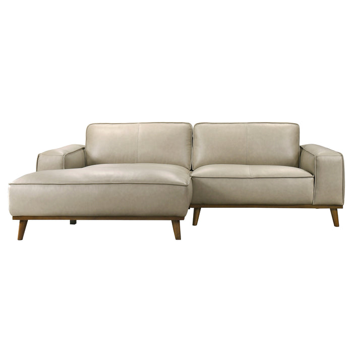 Kerrville Premium Leather Sectional with Chaise - Ashcroft Furniture